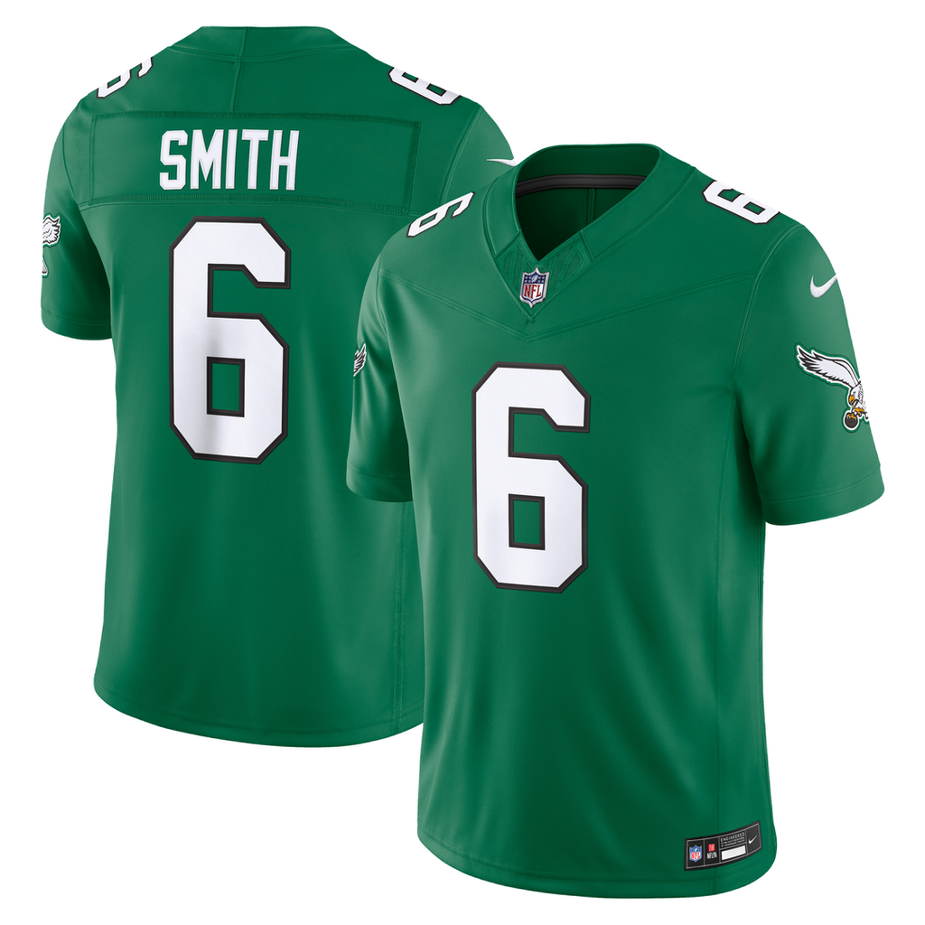 Philadelphia Eagles DeVonta Smith Black Alternate Vapor F.U.S.E. Stitched Limited Jersey product image 10, provided for