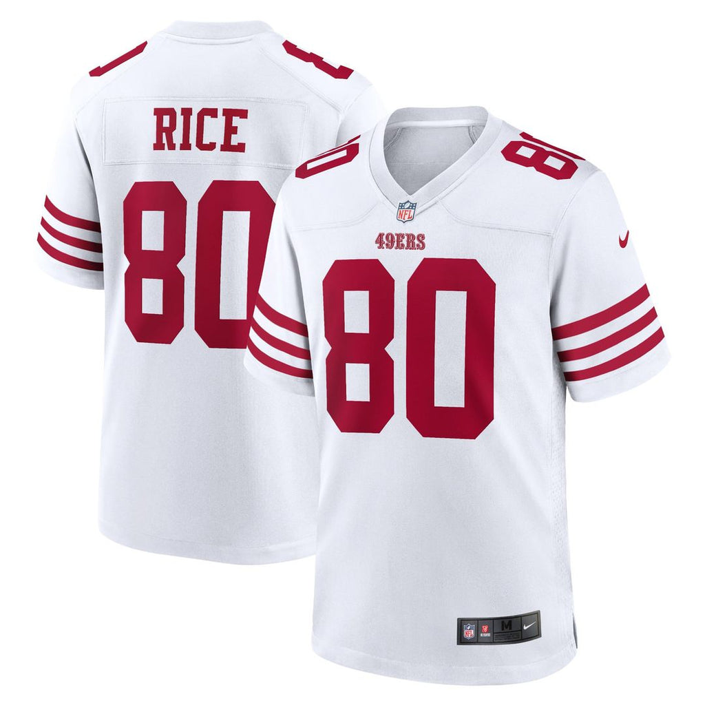 San Francisco 49ers Jerry Rice Scarlet Retired Player Alternate Game Jersey product image 13, provided for visual reference