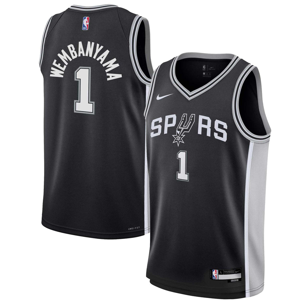 Victor Wembanyama San Antonio Spurs Swingman Icon Jersey - Youth product image 1, provided for visual reference and product