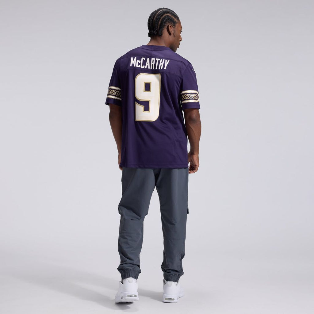 Minnesota Vikings J.J. McCarthy Purple 2026 Rivalries Collection Stitched Limited Jersey product image 5, provided for