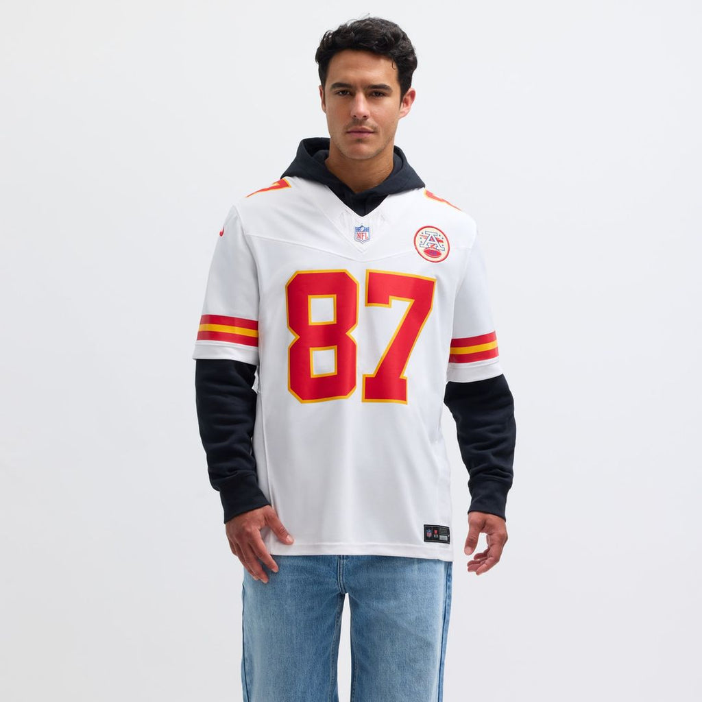 Kansas City Chiefs Travis Kelce Red Vapor F.U.S.E. Limited Jersey product image 10, provided for visual reference and