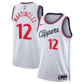 Los Angeles Clippers Replica Association Edition Swingman Basketball Jersey - White - Nick Martinelli - Unisex product image