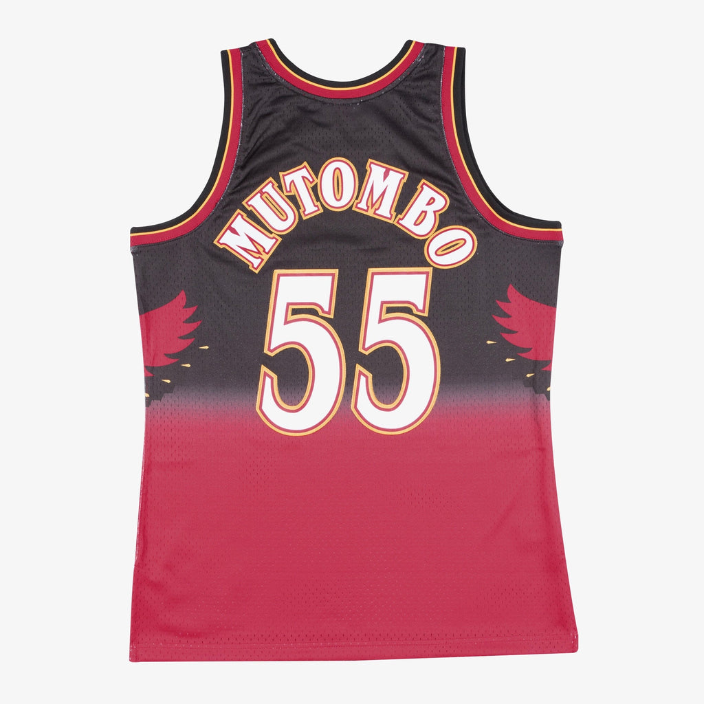 Dikembe Mutombo Atlanta Hawks 1996-97 Swingman Jersey product image 3, provided for visual reference and product detail