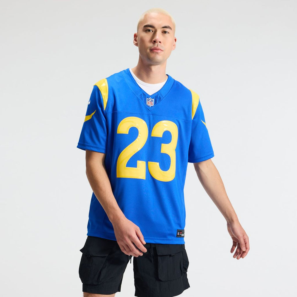 Los Angeles Rams Kyren Williams Royal Team Vapor F.U.S.E. Stitched Limited Jersey product image 2, provided for visual