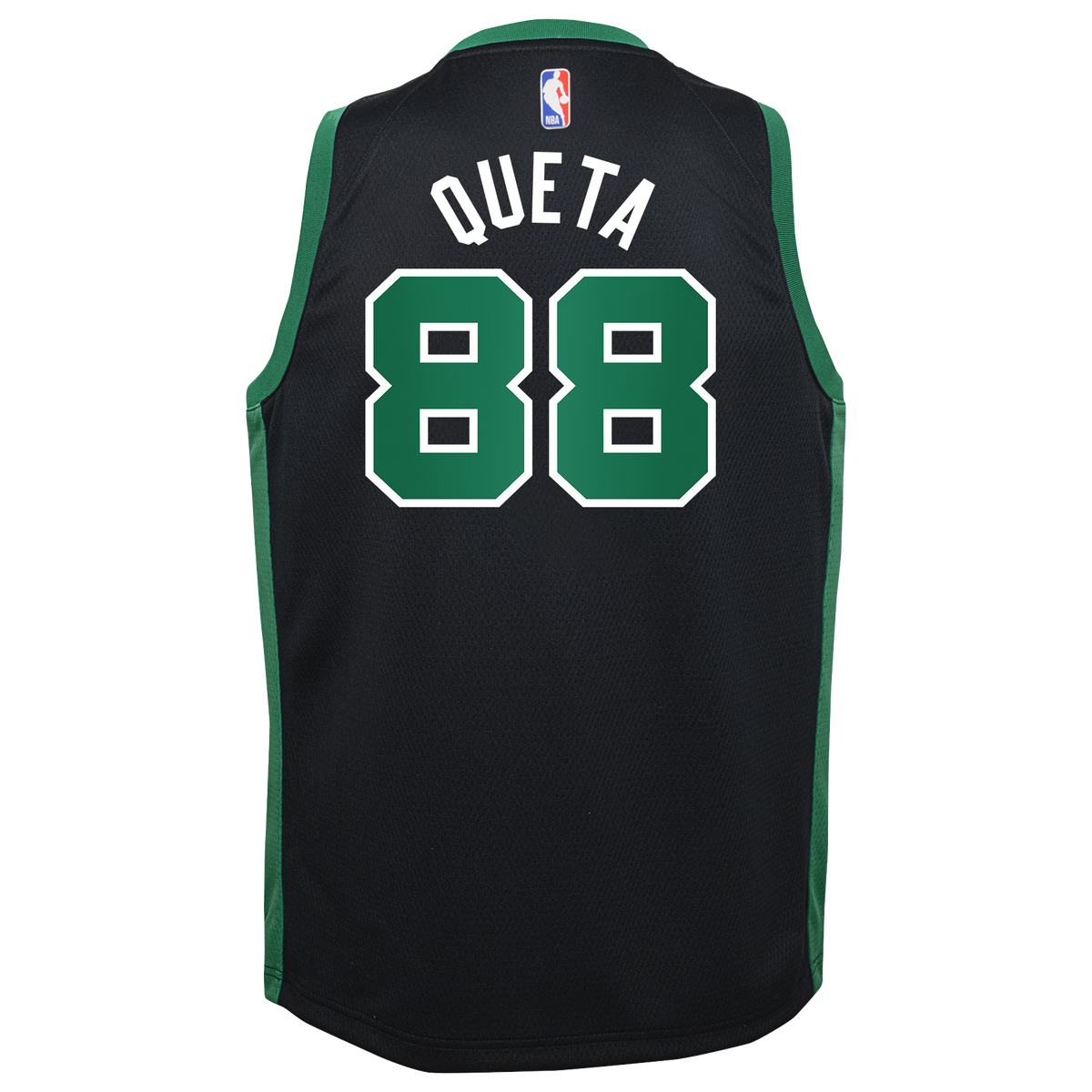 Neemias Queta Boston Celtics Statement Edition Swingman Jersey - Black - Youth product image 4, provided for visual