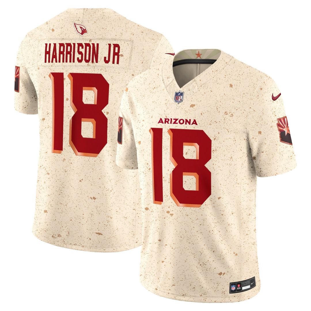 Arizona Cardinals Marvin Harrison Jr. Natural Rivalries Collection Stitched Limited Jersey product image 1, provided for