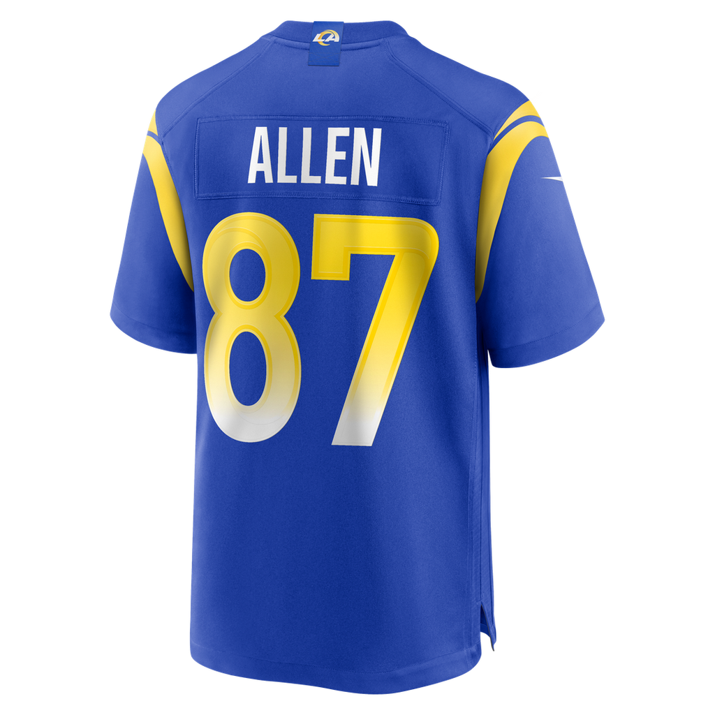 Los Angeles Rams Davis Allen Royal Home Game Jersey product image 3, provided for visual reference and product detail review