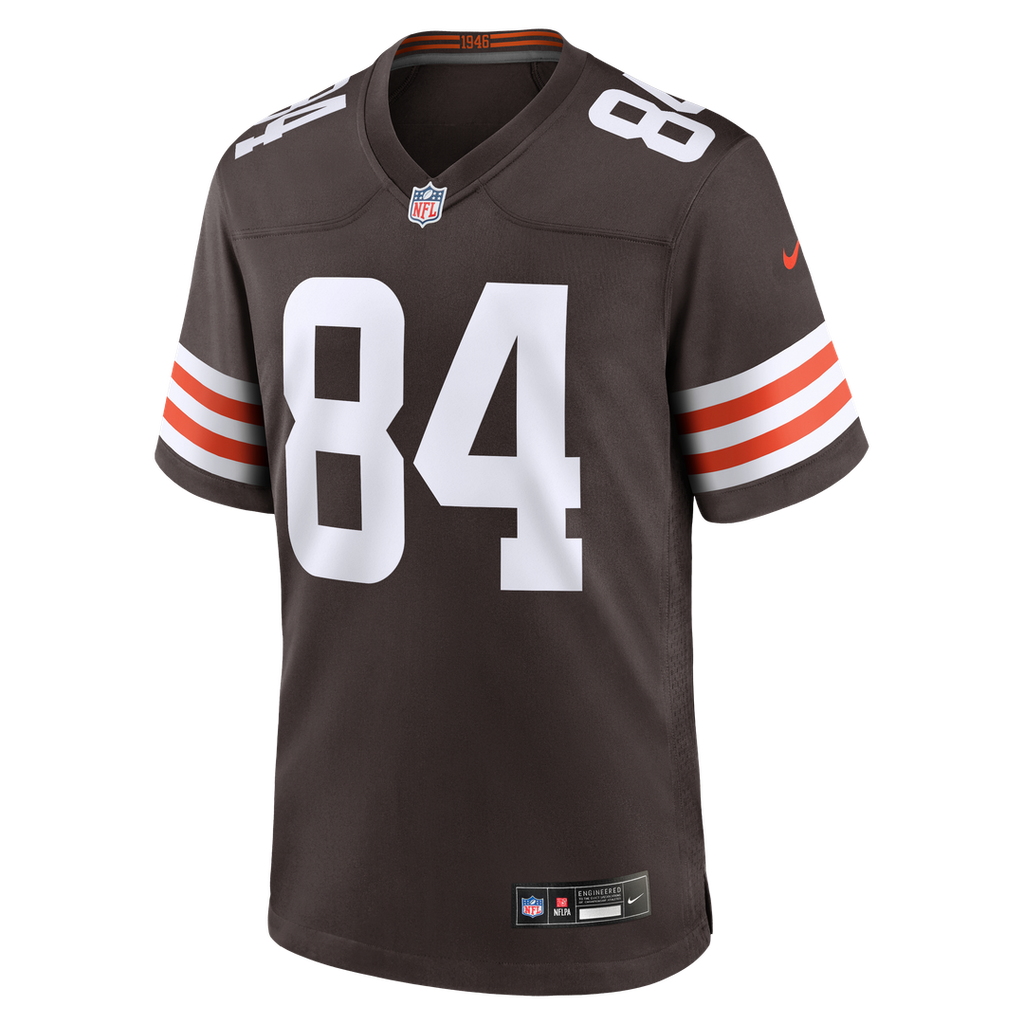 Cleveland Browns Messiah Swinson Brown Team Game Jersey product image 4, provided for visual reference and product detail