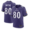 Baltimore Ravens Durham Smythe Purple Team Game Jersey product image 1, provided for visual reference and product detail