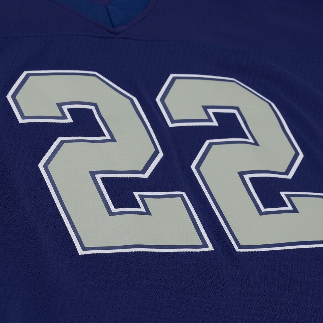 Dallas Cowboys Emmitt Smith Navy Retired Legacy Replica Player Jersey product image 4, provided for visual reference and