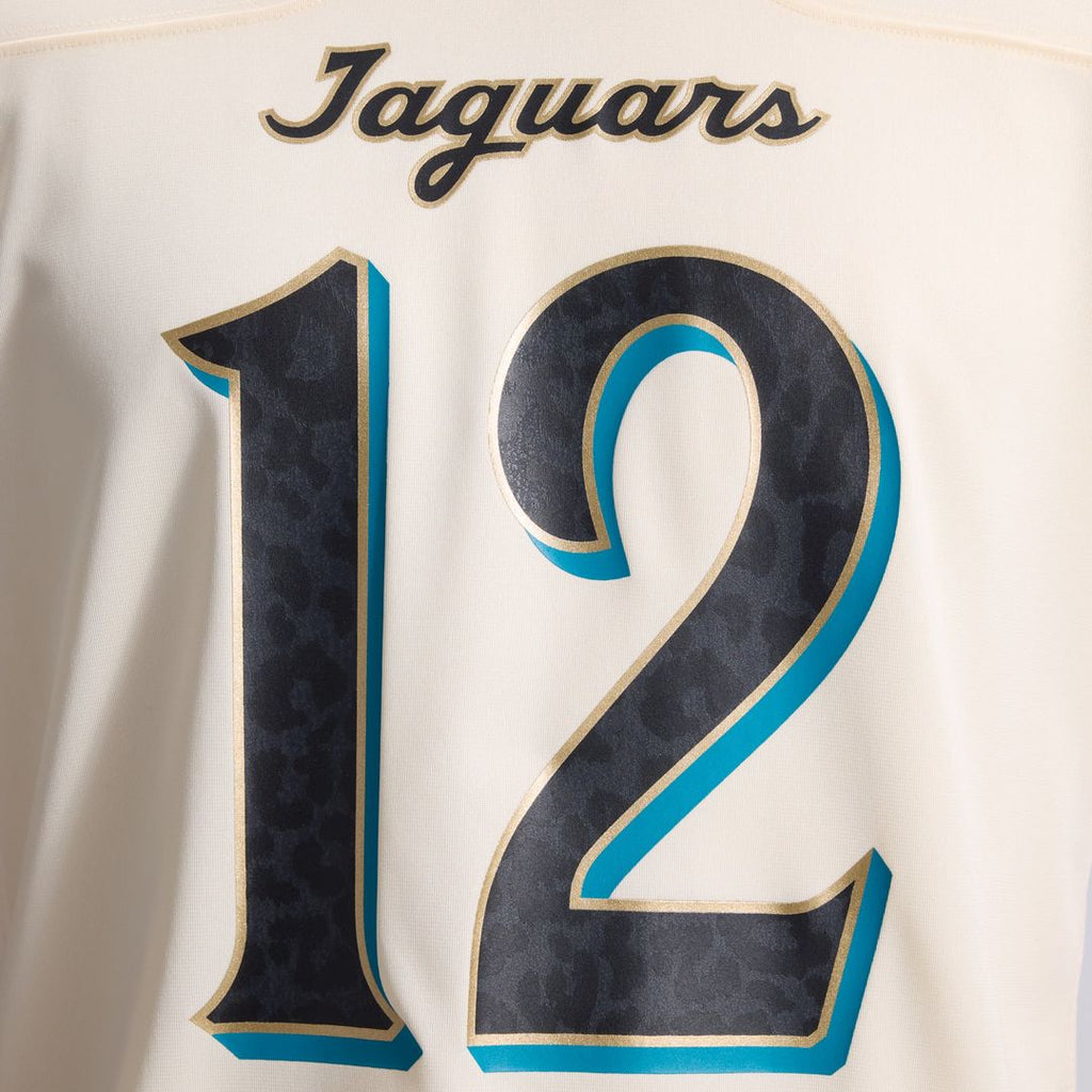 Jacksonville Jaguars Travis Hunter Natural 2026 Rivalries Collection Game Jersey product image 17, provided for visual