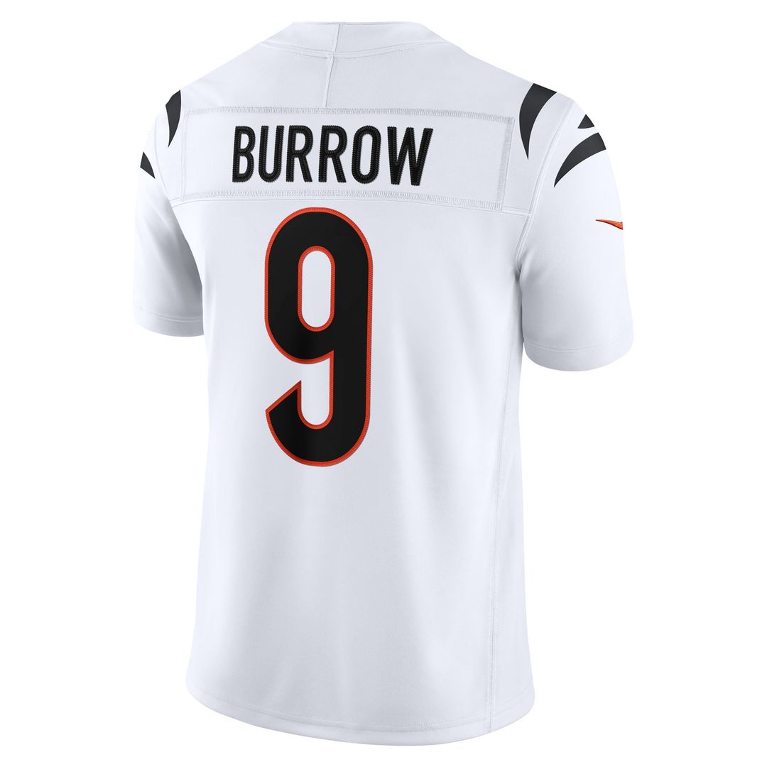 Cincinnati Bengals Joe Burrow Orange Alternate Vapor F.U.S.E. Stitched Limited Jersey product image 22, provided for visual