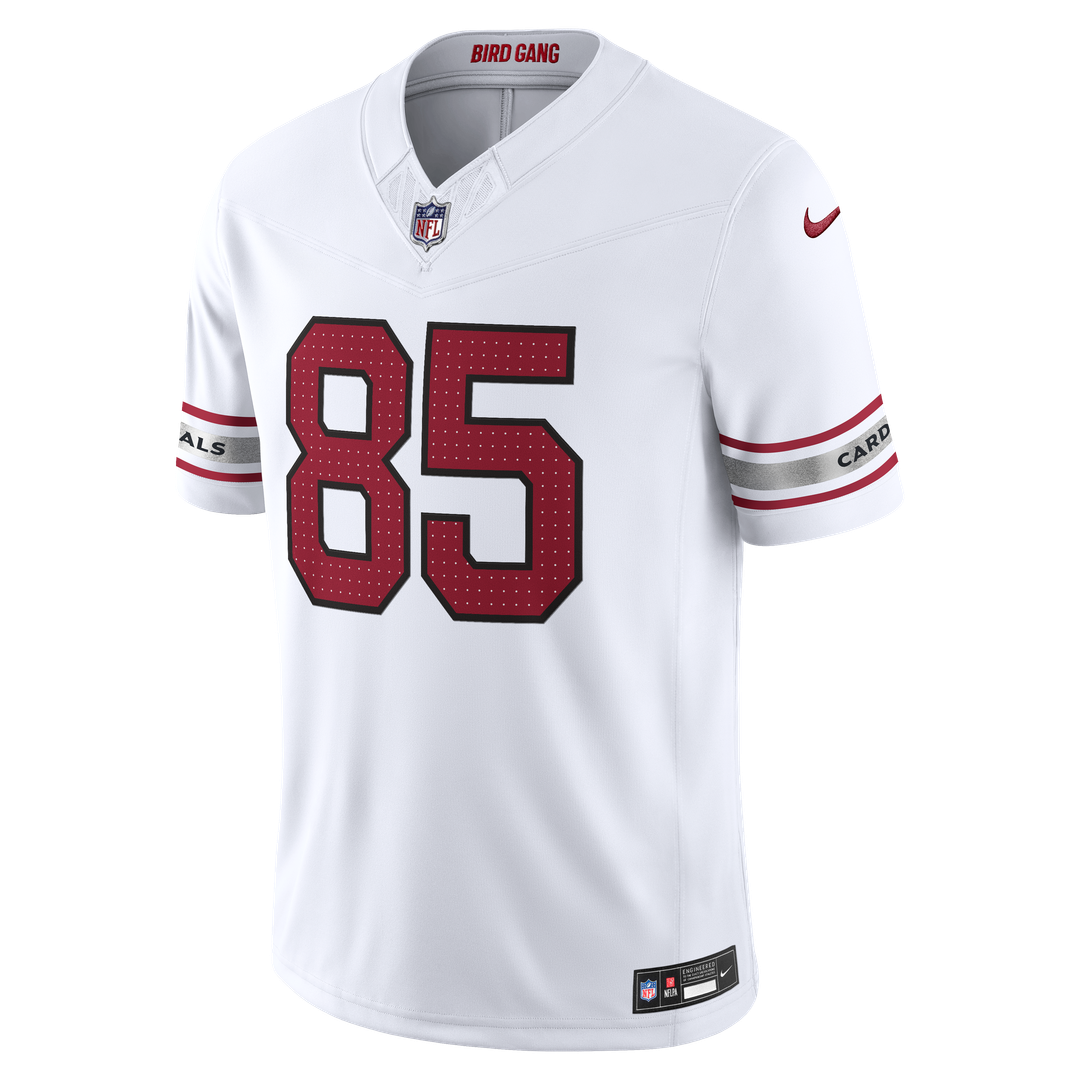 Arizona Cardinals Trey McBride White Vapor F.U.S.E. Stitched Limited Jersey product image 2, provided for visual reference