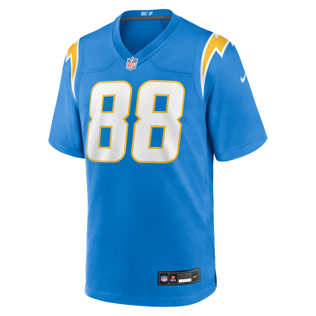 Los Angeles Chargers Charlie Kolar Powder Blue Team Game Jersey product image 2, provided for visual reference and product