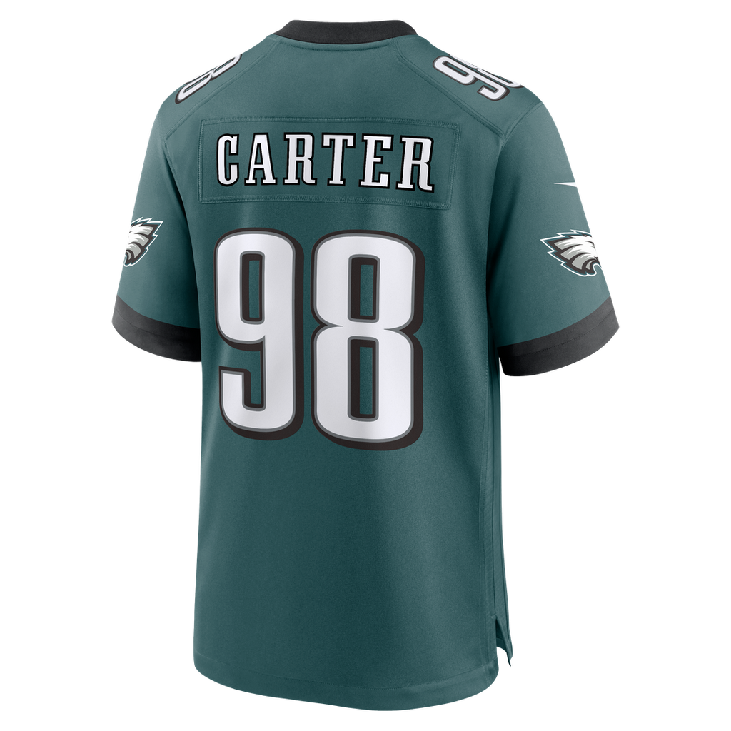 Philadelphia Eagles Jalen Carter White Game Jersey product image 22, provided for visual reference and product detail review