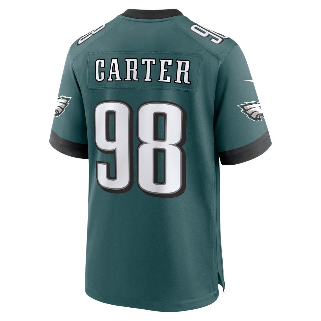 Philadelphia Eagles Jalen Carter White Game Jersey product image 22, provided for visual reference and product detail review