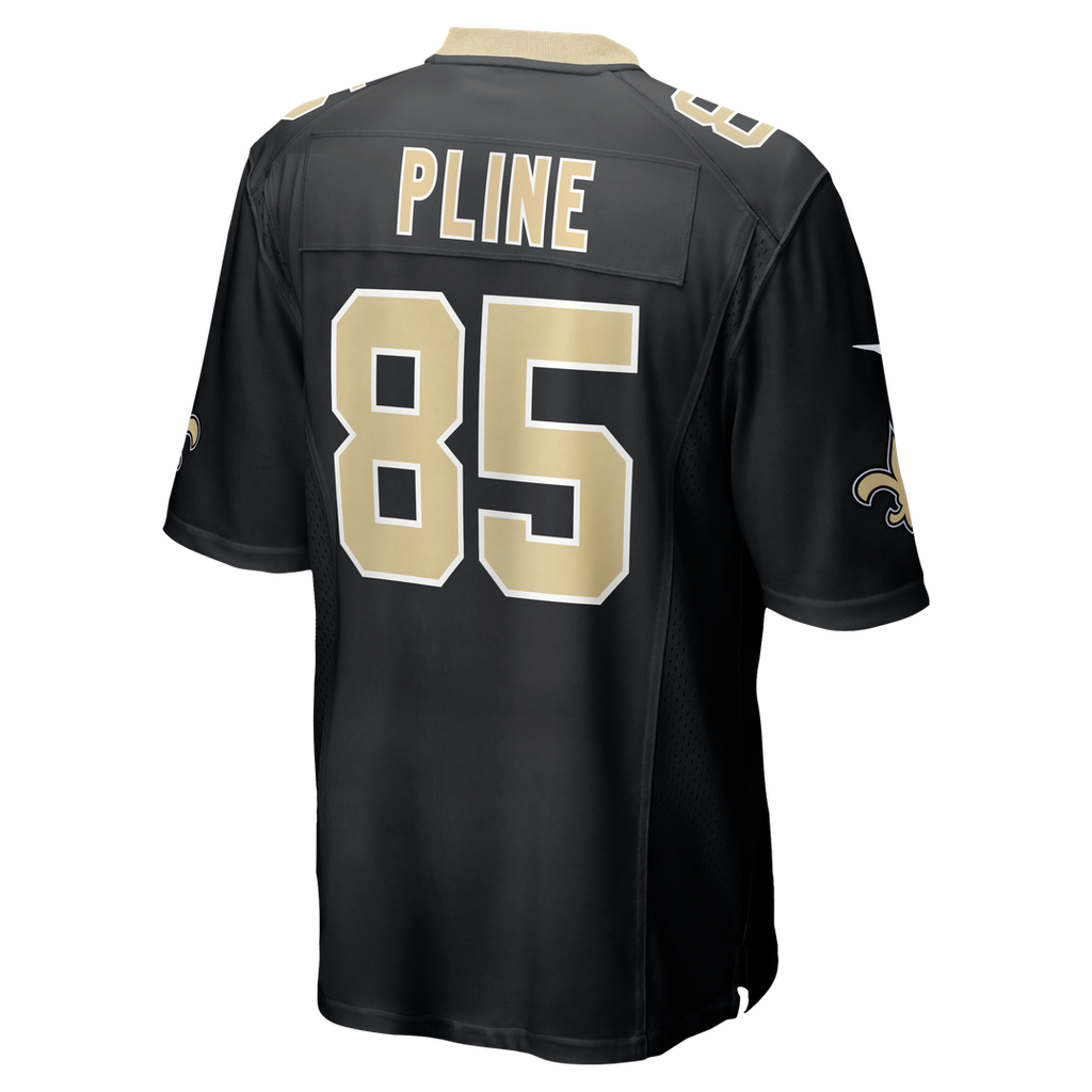 New Orleans Saints Mason Pline Black Team Game Jersey product image 3, provided for visual reference and product detail