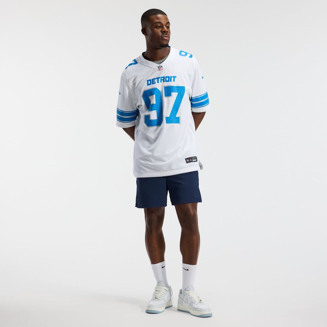 Detroit Lions Aidan Hutchinson Black 2nd Alternate Game Jersey product image 24, provided for visual reference and product