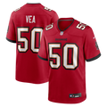 Tampa Bay Buccaneers Vita Vea Red Game Jersey product image 1, provided for visual reference and product detail review