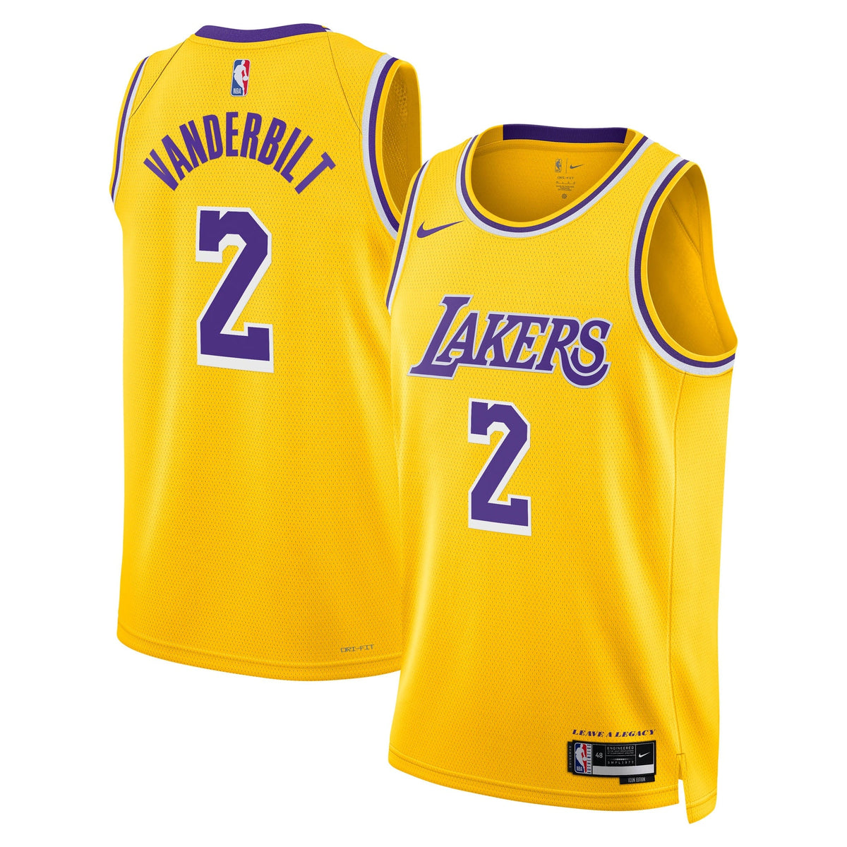 Los Angeles Lakers Nike Icon Edition Swingman Jersey - Gold product image 1