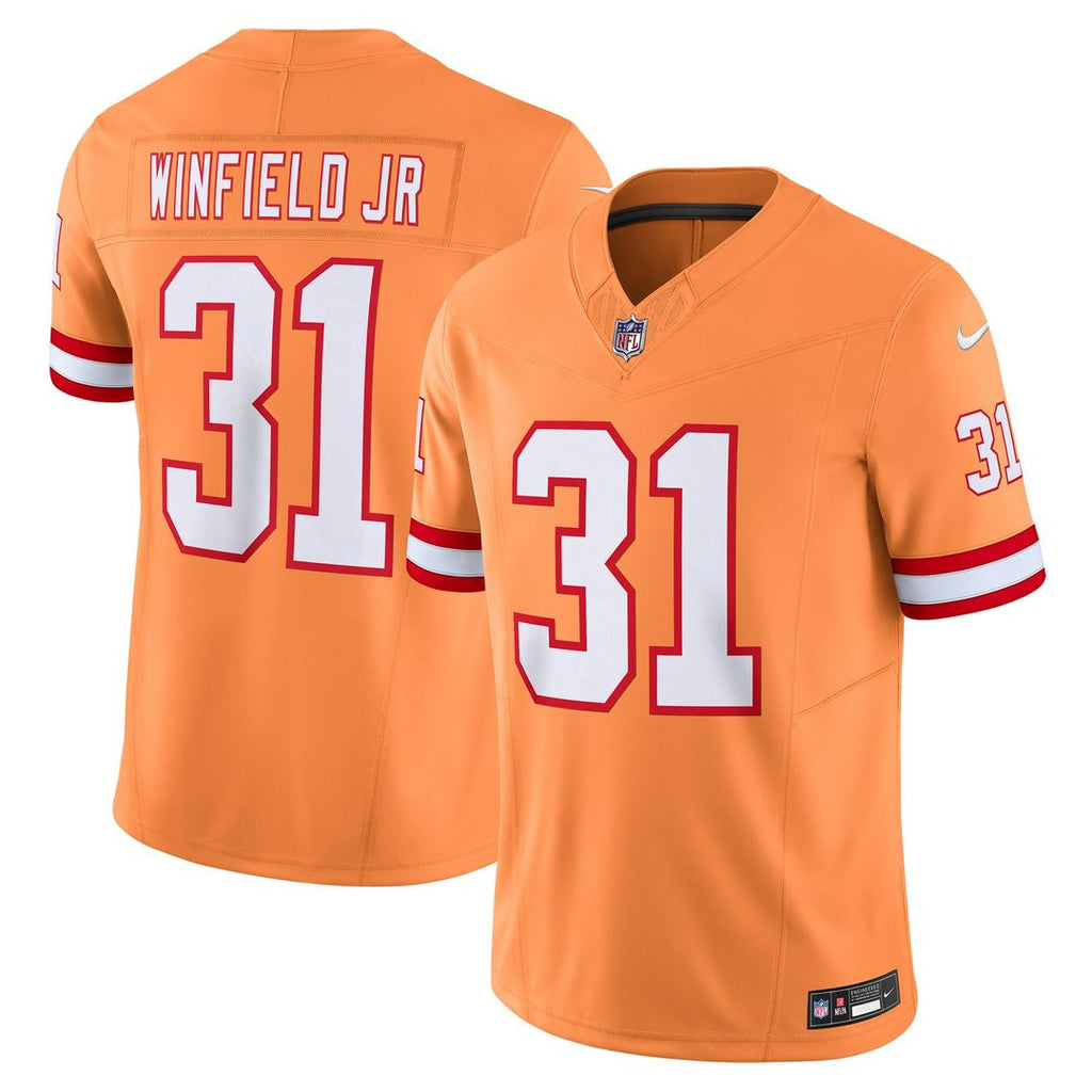 Tampa Bay Buccaneers Antoine Winfield Jr. Orange Vapor F.U.S.E. Limited Jersey product image 1, provided for visual