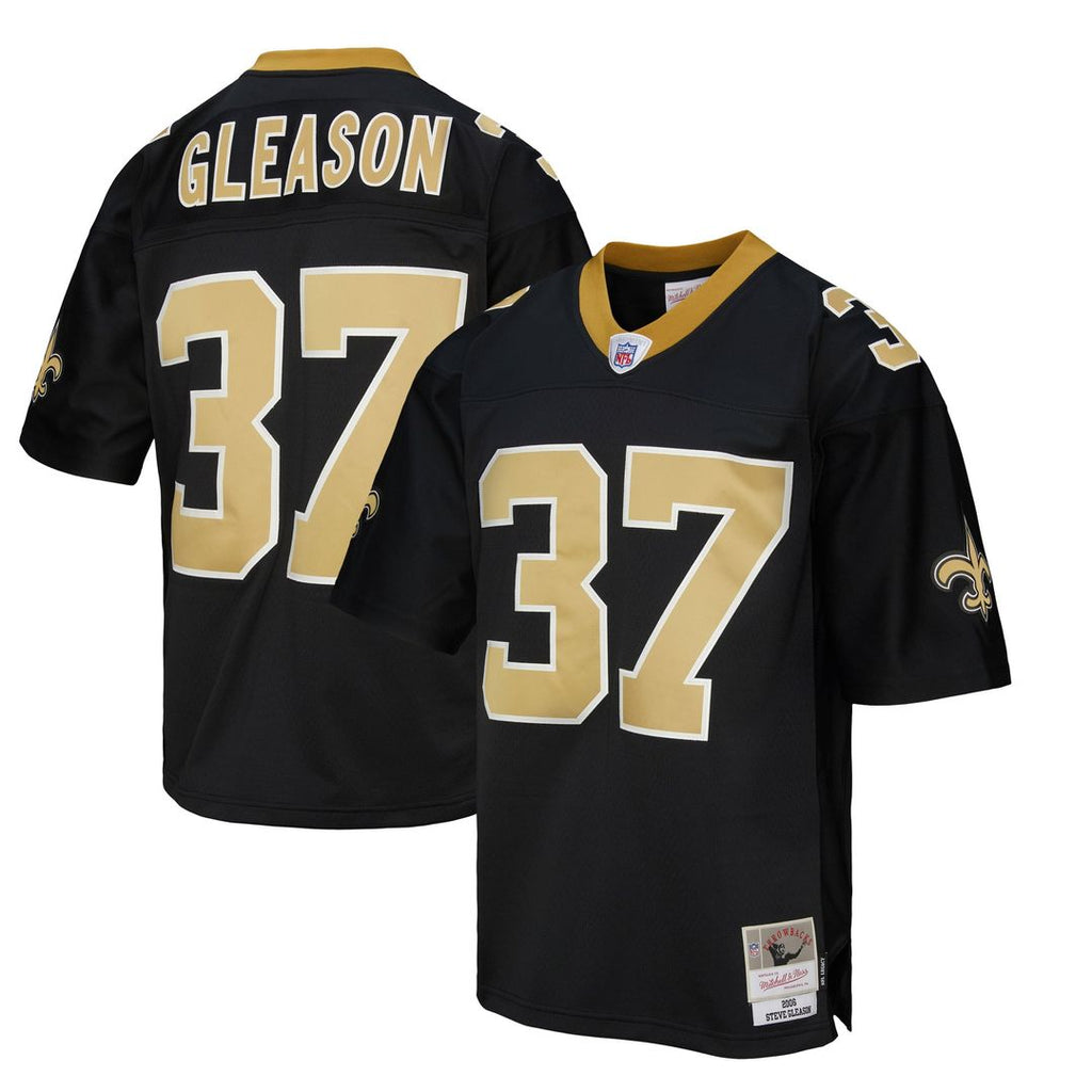 New Orleans Saints Steve Gleason Black Legacy Replica Jersey product image 1, provided for visual reference and product