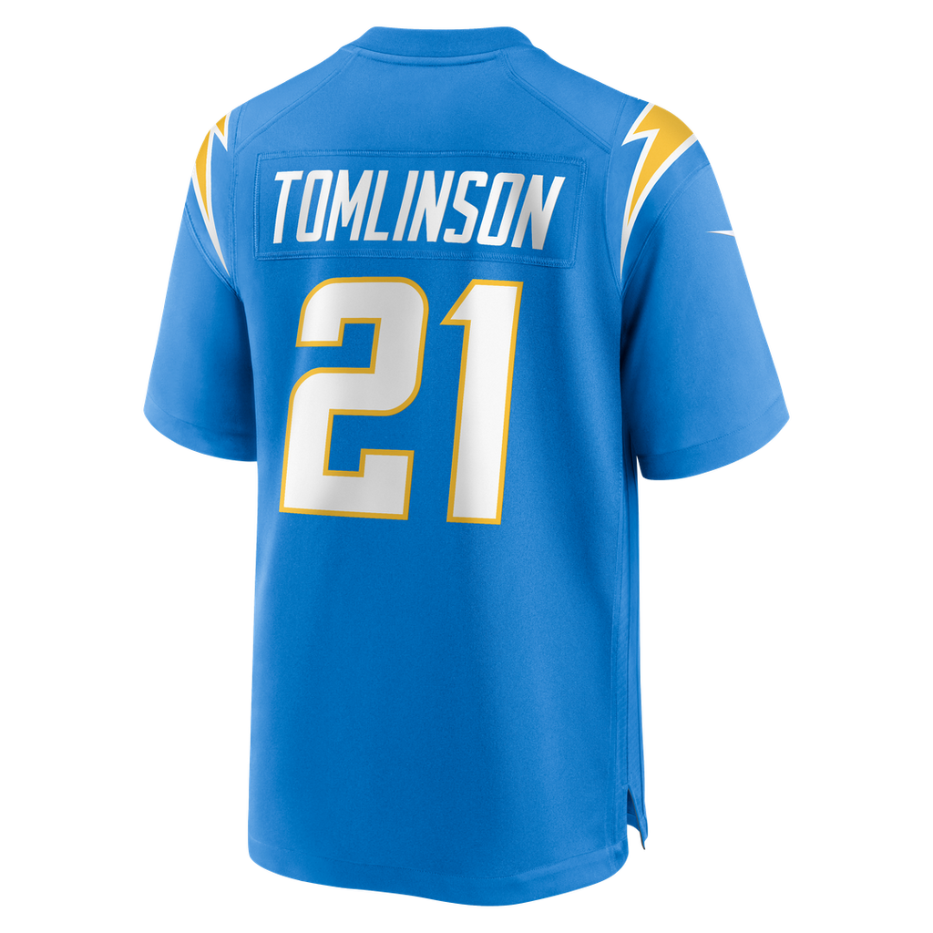 Los Angeles Chargers LaDainian Tomlinson Powder Blue Game Retired Player Jersey product image 3, provided for visual
