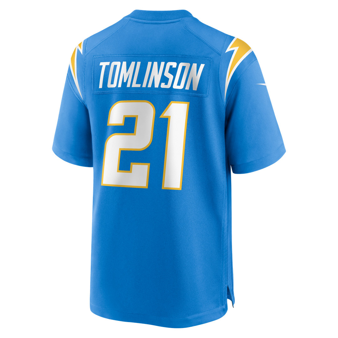 Los Angeles Chargers LaDainian Tomlinson Powder Blue Game Retired Player Jersey product image 3, provided for visual