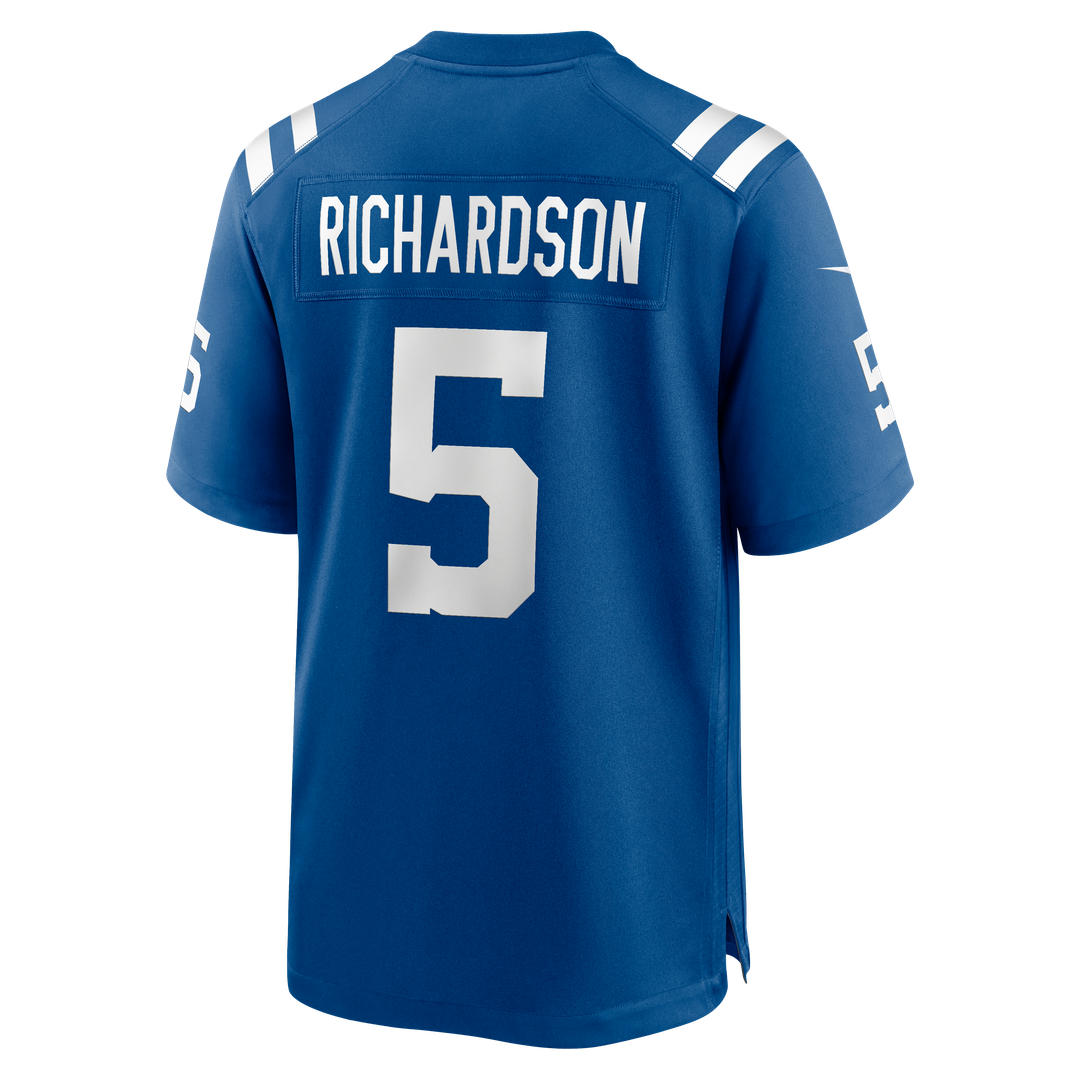 Indianapolis Colts Anthony Richardson Royal Game Jersey product image 3, provided for visual reference and product detail