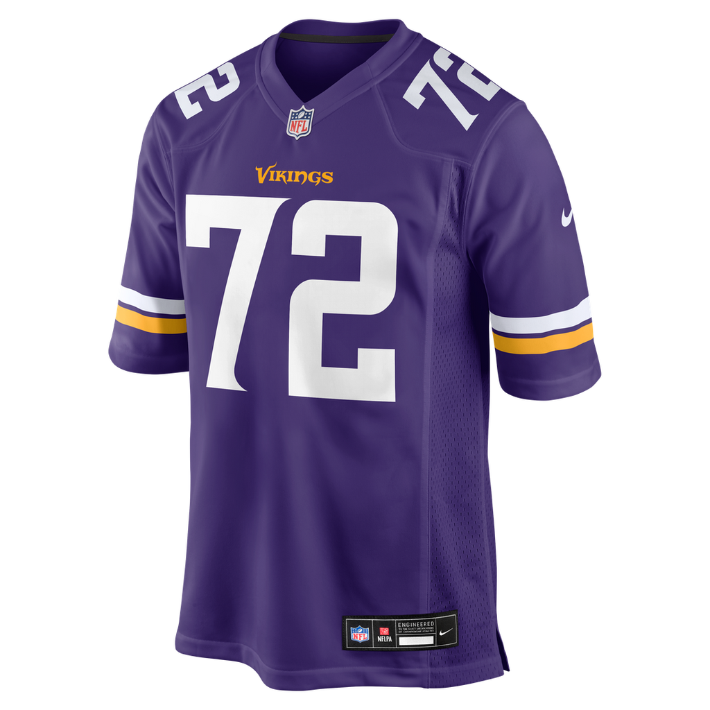 Minnesota Vikings Ryan Van Demark Purple Team Game Jersey product image 2, provided for visual reference and product detail