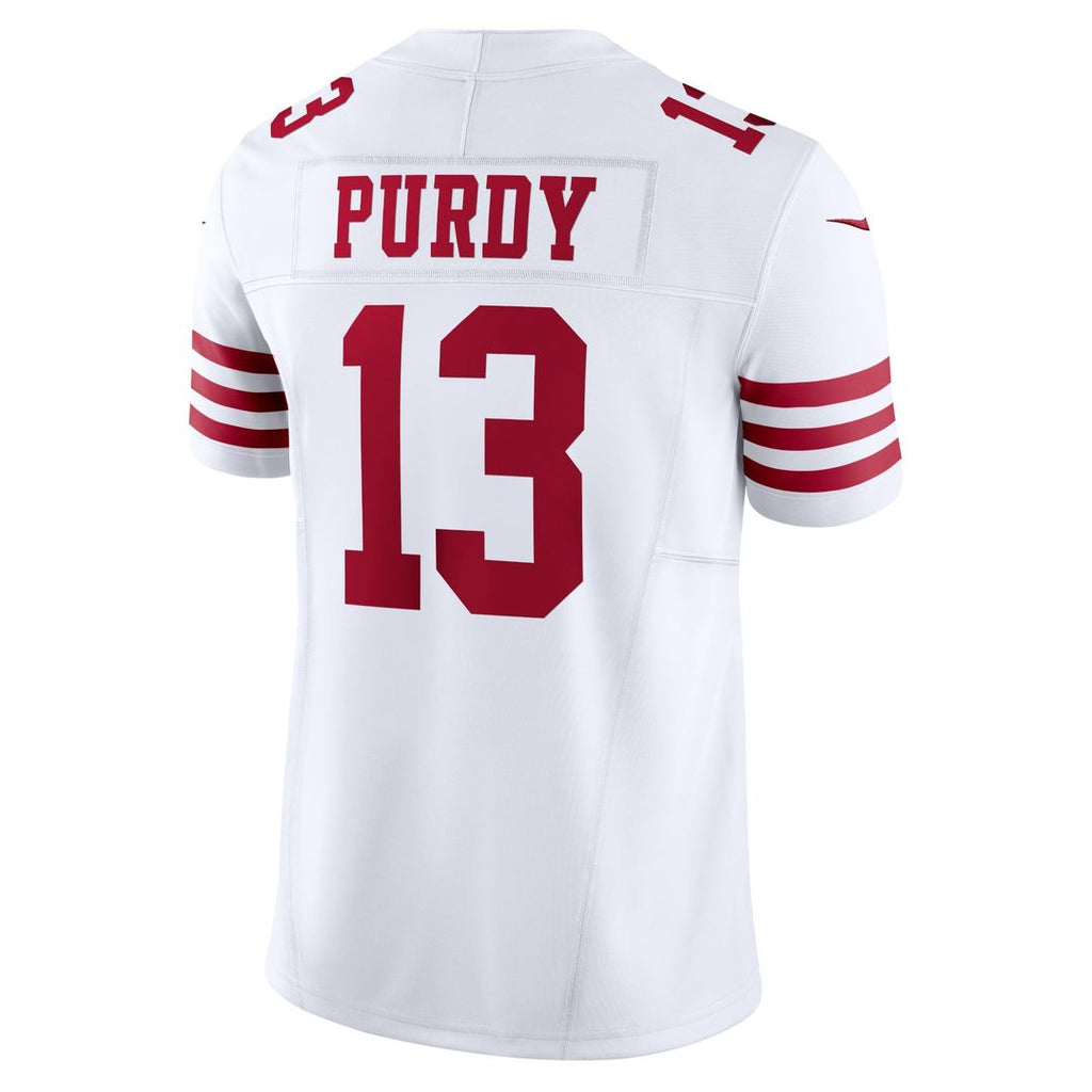 San Francisco 49ers Brock Purdy Scarlet Vapor F.U.S.E. Limited Jersey product image 9, provided for visual reference and