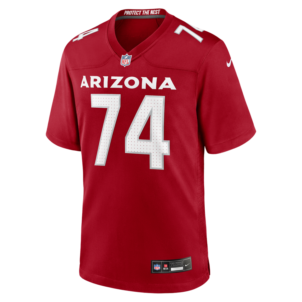 Arizona Cardinals Isaiah Adams Cardinal Team Game Jersey product image 2, provided for visual reference and product detail