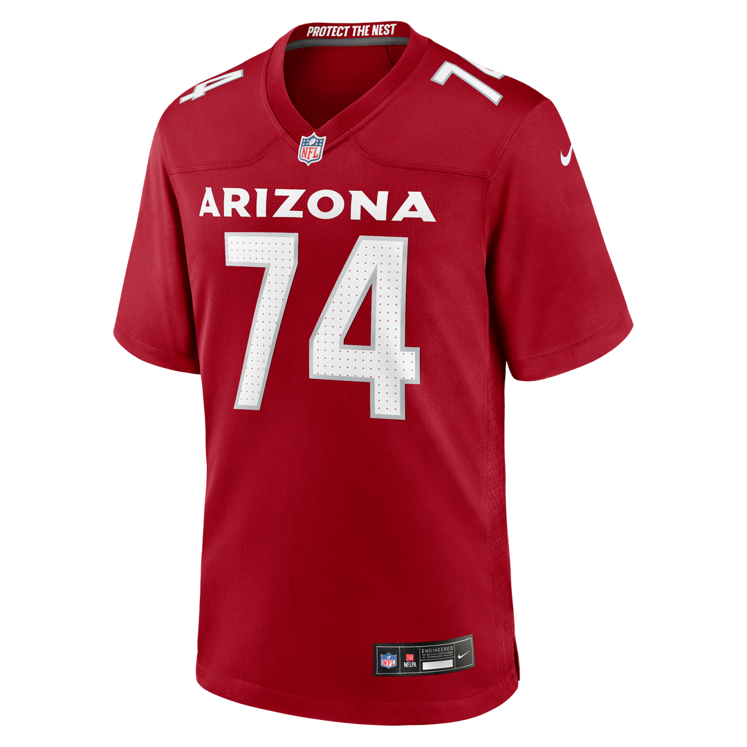 Arizona Cardinals Isaiah Adams Cardinal Team Game Jersey product image 2, provided for visual reference and product detail