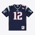 New England Patriots Tom Brady Navy Super Bowl XXXVI Authentic Throwback Jersey product image 1, provided for visual