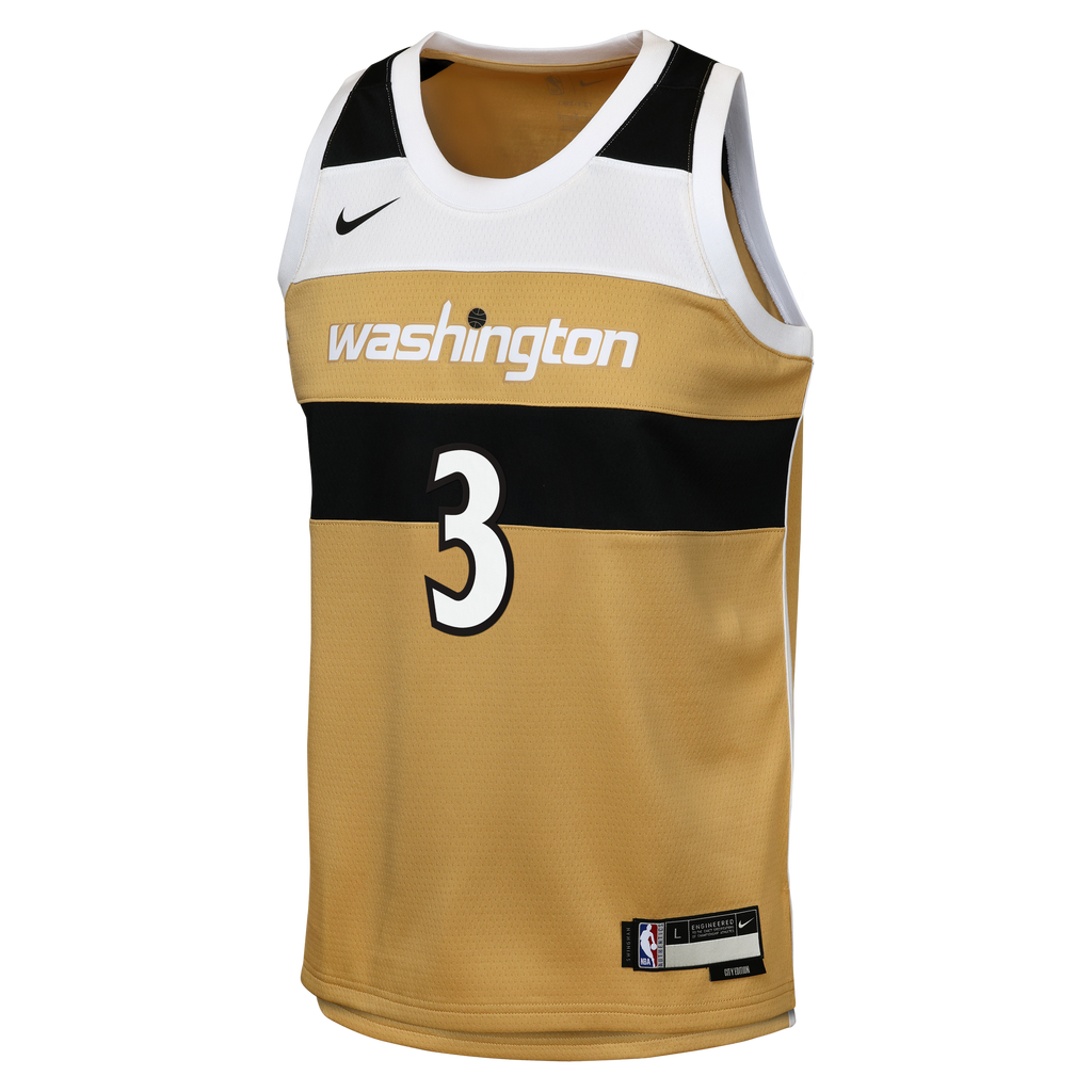 Trae Young Washington Wizards 2025/26 City Edition Swingman Jersey - Tan - Youth product image 3, provided for visual