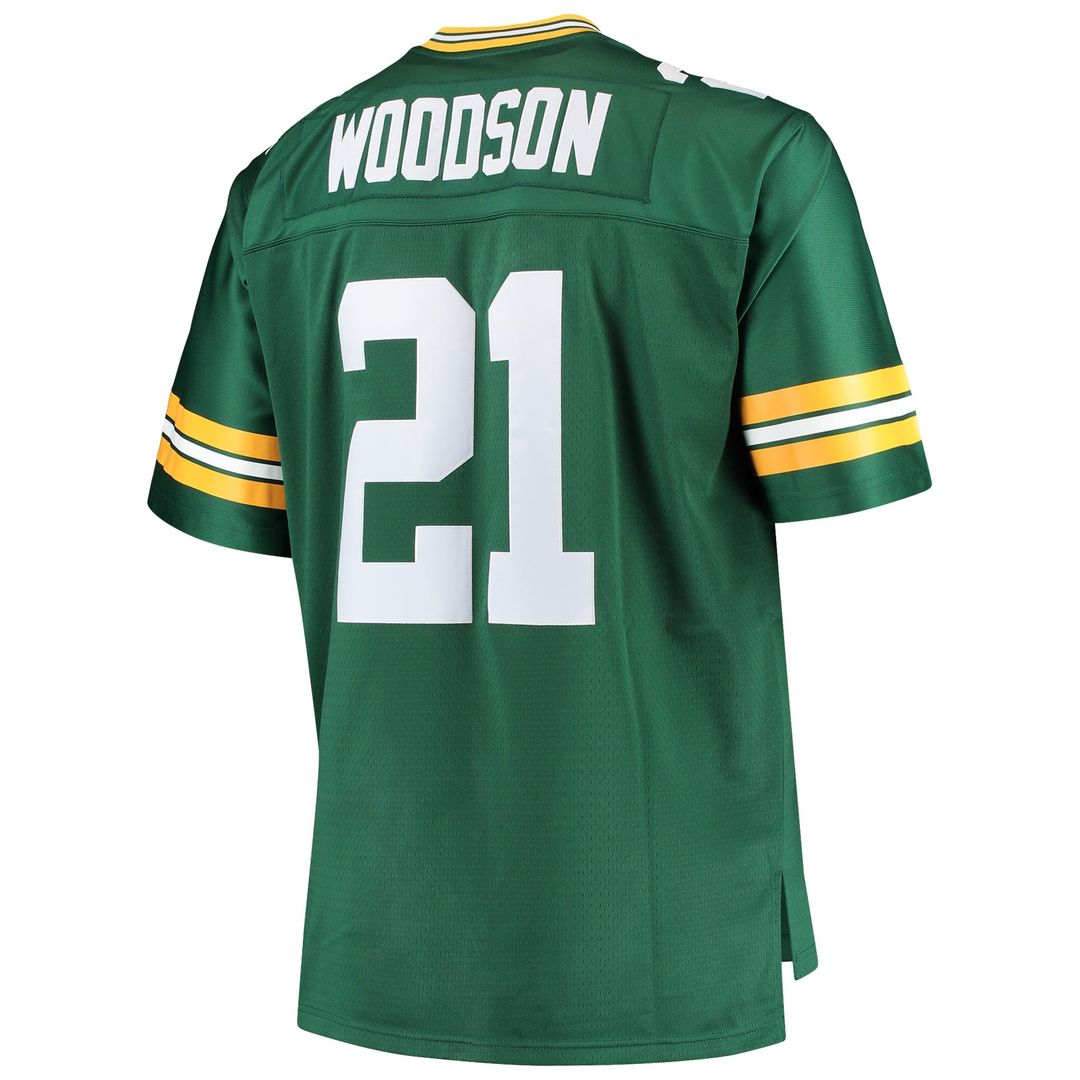 Green Bay Packers Charles Woodson Green Big & Tall 2010 Retired Player Replica Jersey product image 3, provided for visual