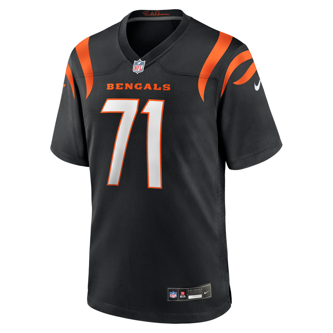 Cincinnati Bengals Amarius Mims Black Player Game Jersey product image 2, provided for visual reference and product detail