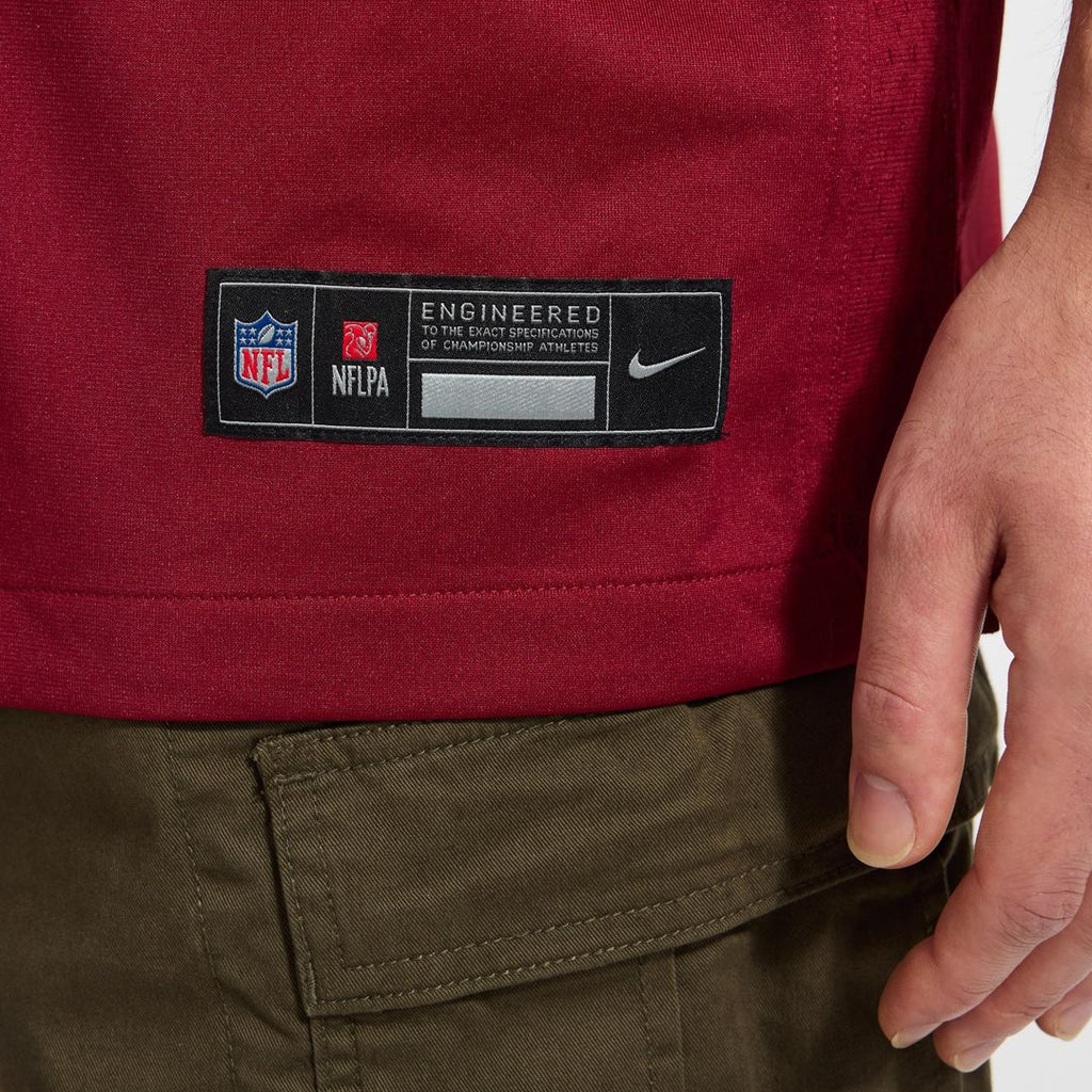 Washington Commanders Terry McLaurin Burgundy Game Jersey product image 8, provided for visual reference and product detail