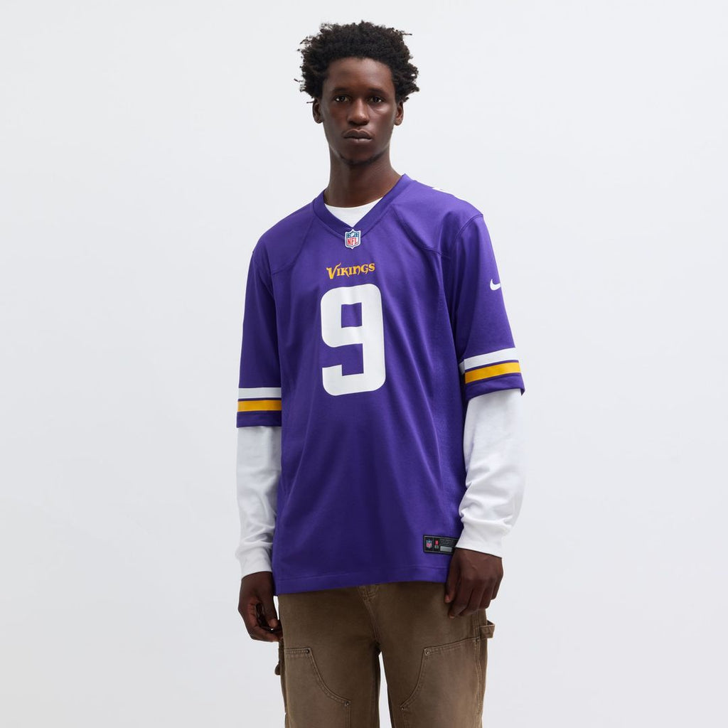 Minnesota Vikings J.J. McCarthy White Alternate Game Player Jersey product image 10, provided for visual reference and