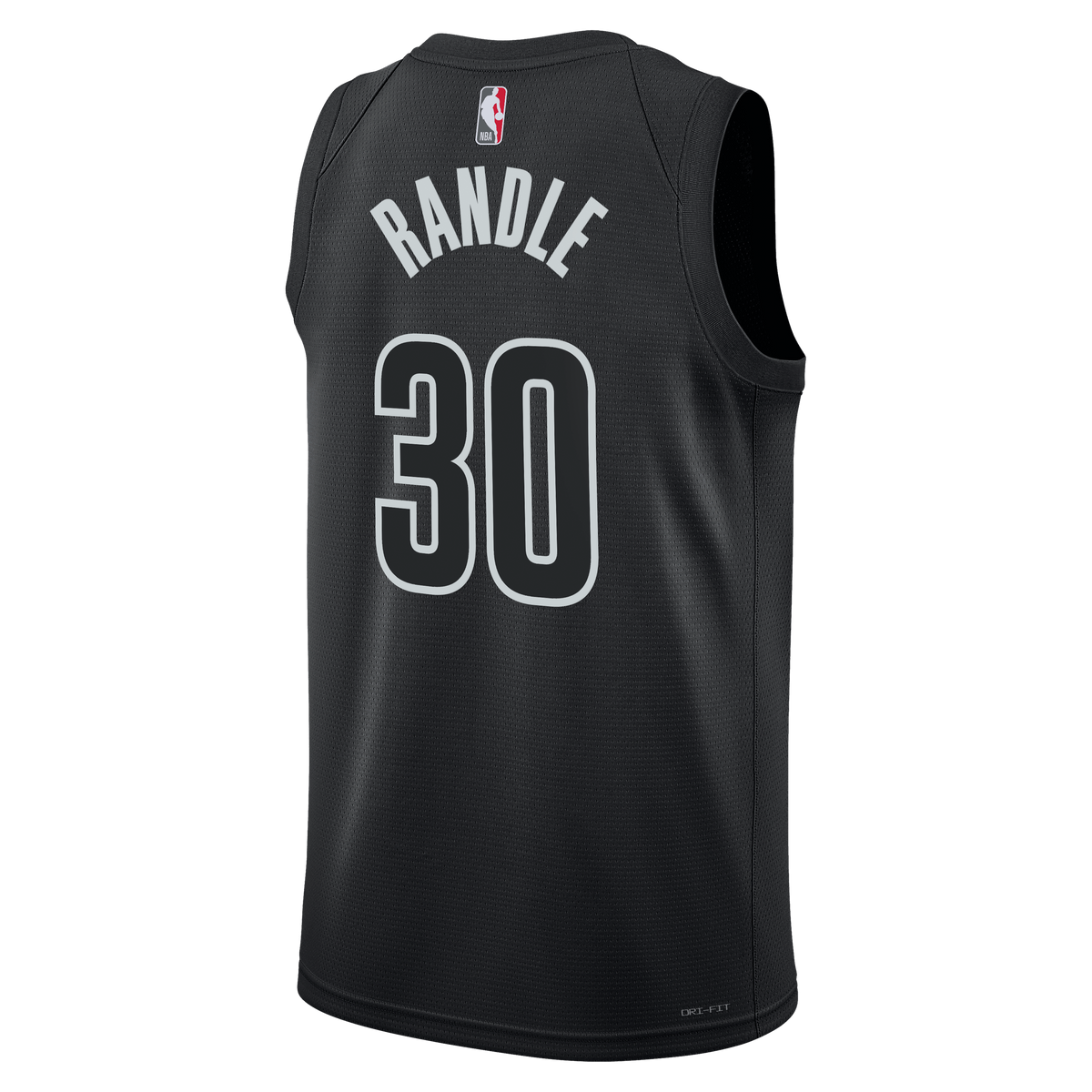 Julius Randle Brooklyn Nets Statement Edition Swingman Jersey - Black - Unisex product image 4, provided for visual