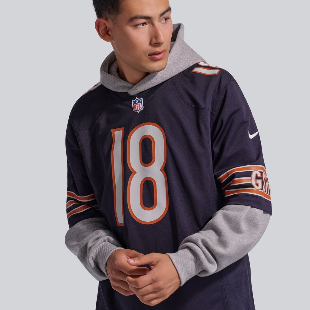 Chicago Bears Caleb Williams White First Round Pick Player Game Jersey product image 21, provided for visual reference and