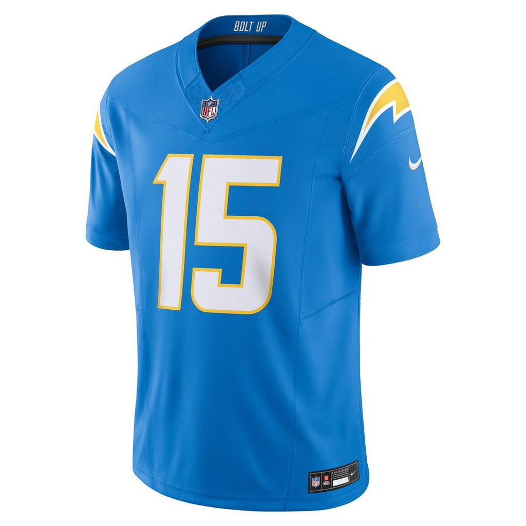 Los Angeles Chargers Ladd McConkey Powder Blue Team Vapor F.U.S.E. Limited Jersey product image 5, provided for visual