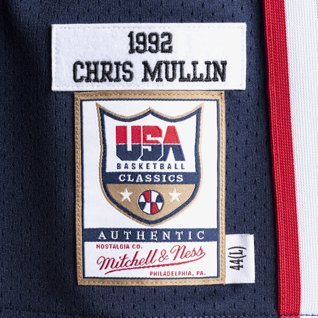 Chris Mullin USA Basketball 1992 Authentic Jersey product image 4, provided for visual reference and product detail review