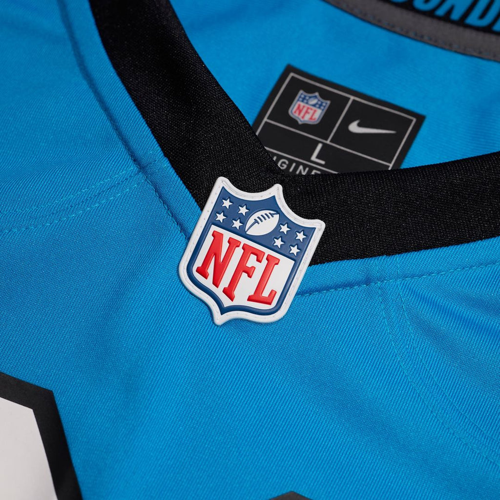 Carolina Panthers Luke Kuechly Blue Retired Player Alternate Game Jersey product image 4, provided for visual reference and