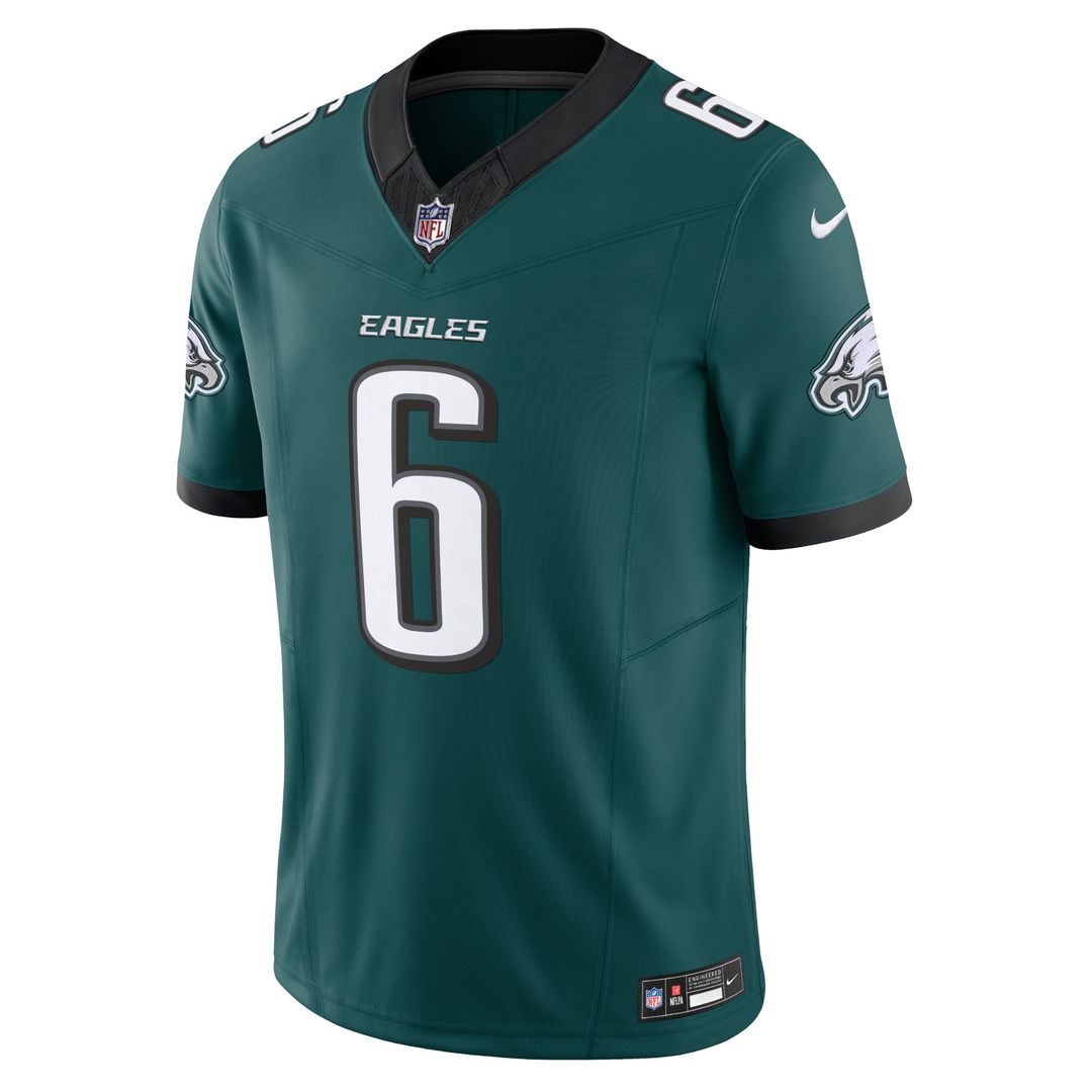 Philadelphia Eagles DeVonta Smith Black Alternate Vapor F.U.S.E. Limited Jersey product image 11, provided for visual