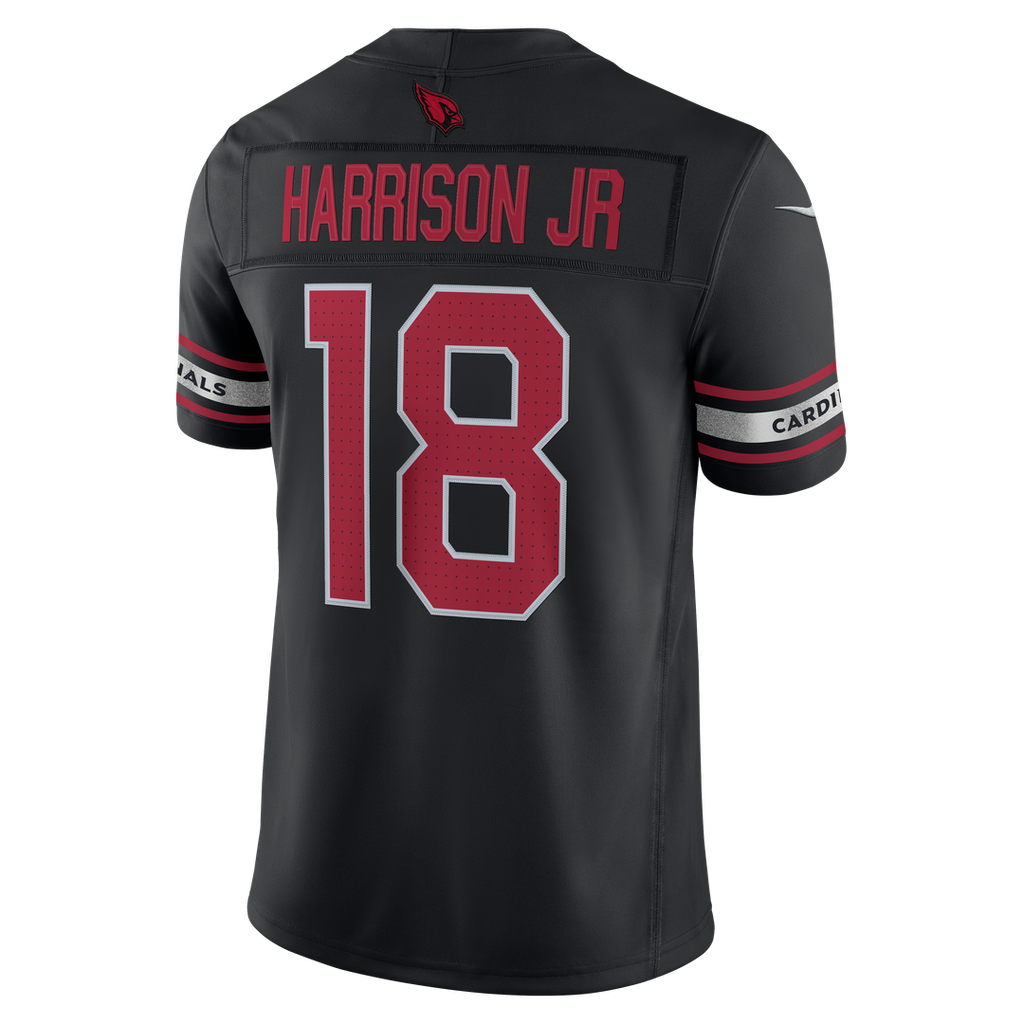 Arizona Cardinals Marvin Harrison Jr. Black Alternate Vapor F.U.S.E. Stitched Limited Jersey product image 6, provided for