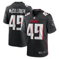 Atlanta Falcons Liam McCullough Black Team Game Jersey product image 1, provided for visual reference and product detail