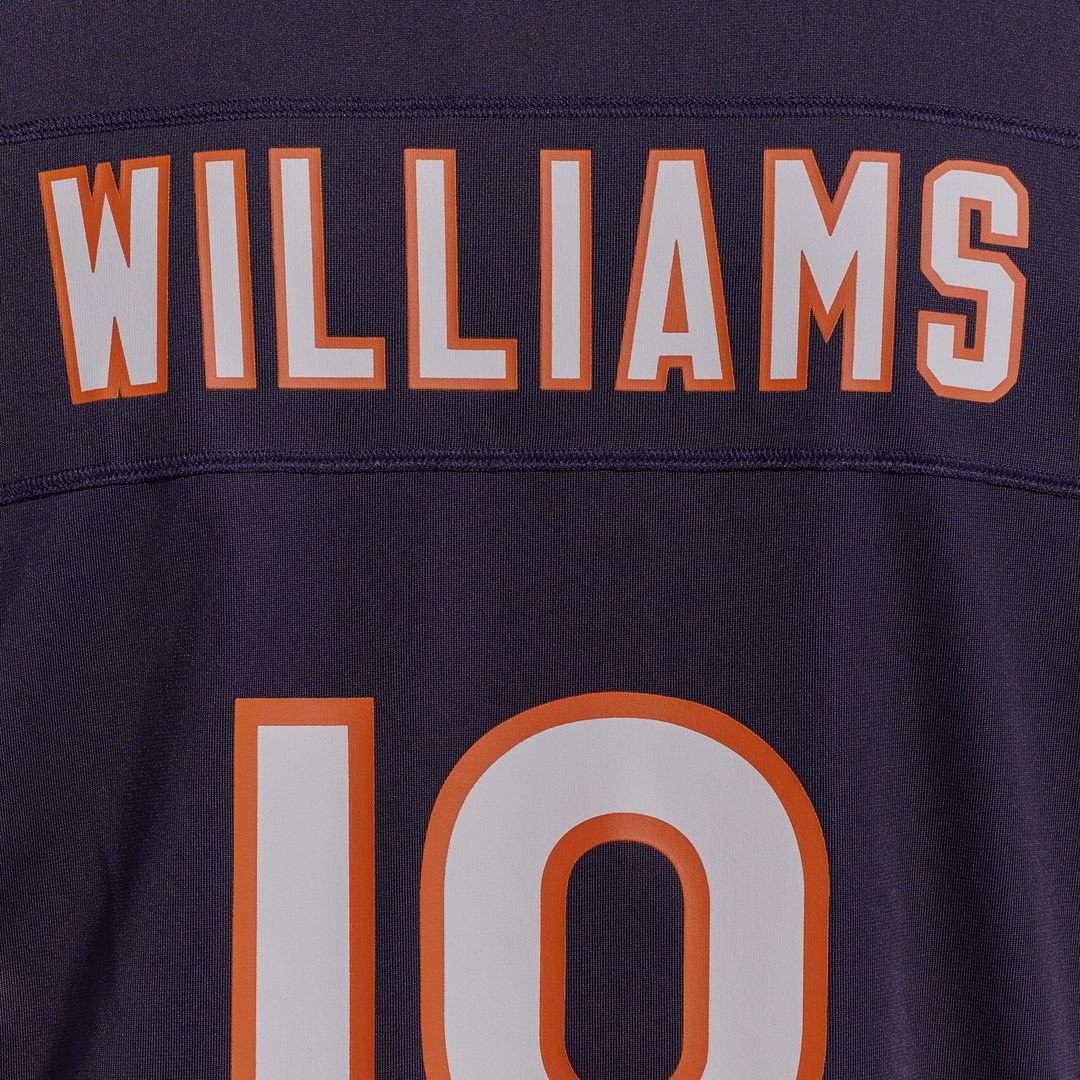 Chicago Bears Caleb Williams White First Round Pick Player Game Jersey product image 24, provided for visual reference and