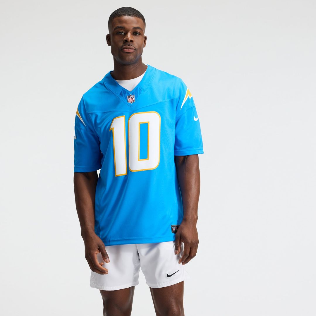 Los Angeles Chargers Justin Herbert Navy Alternate Super Chargers Vapor F.U.S.E. Stitched Limited Jersey product image 12,