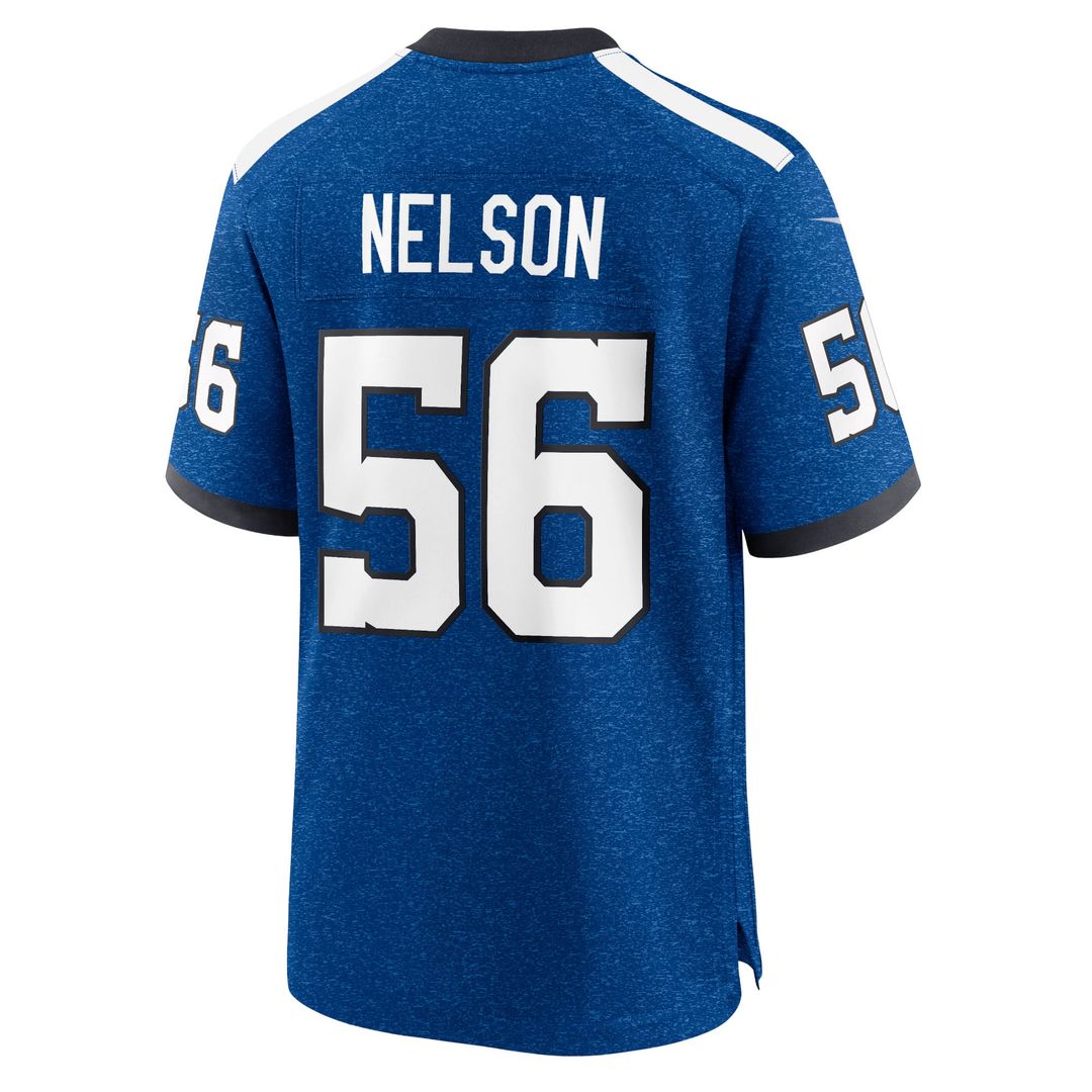 Indianapolis Colts Quenton Nelson Royal Indiana Nights Alternate Game Jersey product image 3, provided for visual reference